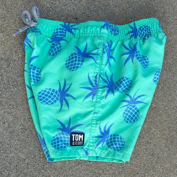 TOM & TEDDY Boys Swim Trunks - size 3/4 - Picture 3 of 5